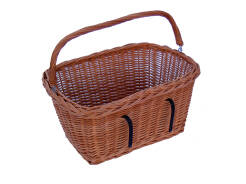 Wicker bike basket (L)
