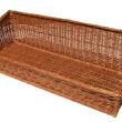 Wiklinowy kosz regałowy, skośny 100x40 - 2