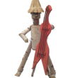 Figurka ogrodowa, Pajacyk brzozowy- muzyk - 2
