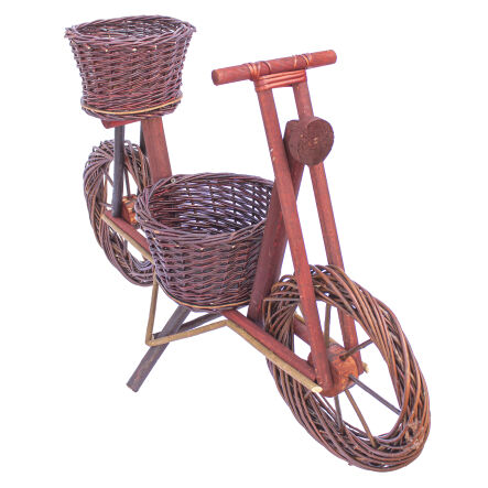 Kwietnik ogrodowy- rowerek, podwójny 75