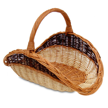 Wicker fireplace basket 63