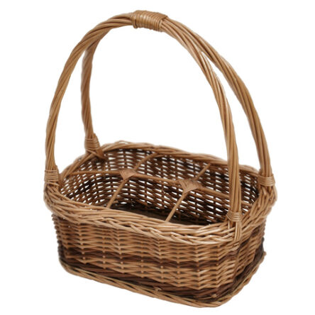Wicker bottle carrier (for 6 bottles)