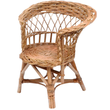 Wicker kids chair, Czajka