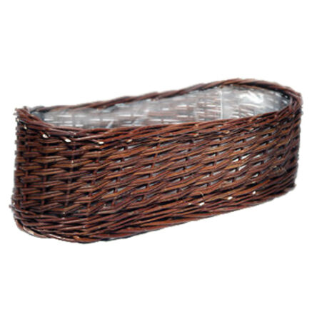 Wicker flower pot 40