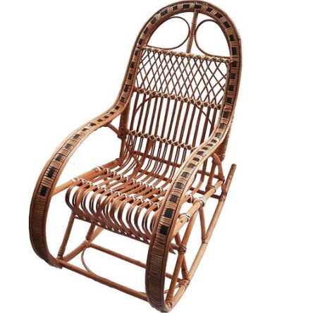 Wicker rocking chair for teen room