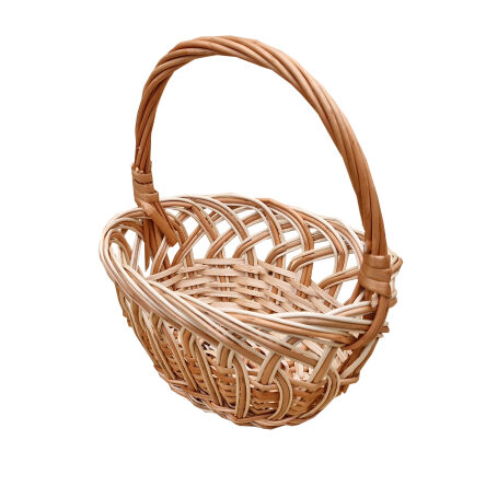 Wicker Easter basket, openwork 19