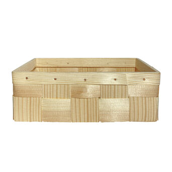Gift basket made of bark 22