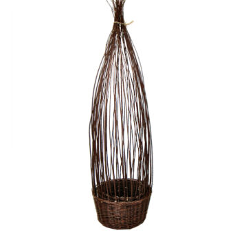 Wicker basket for climbing plants 30