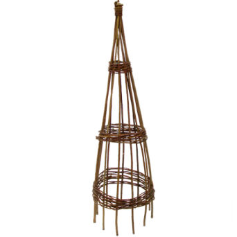 Wicker plant support 120