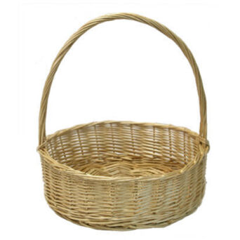 Wicker flower basket, Ogródek 30