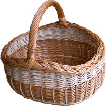 Wicker shopping basket, Gimka 43