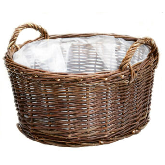 Wicker flower pot 40