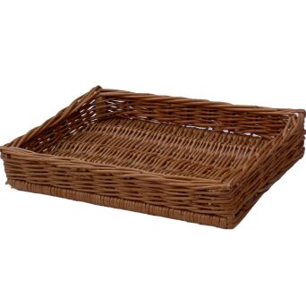 Wicker storage basket 40x30x10