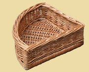 Wicker corner basket 27