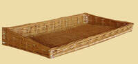 Wicker basket for storage organizing, trapezoid 75x40