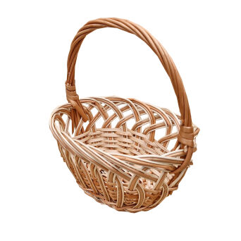 Wicker Easter basket, openwork 19