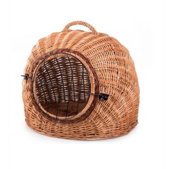 Wicker pet carrier 45