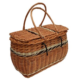 Wicker bike basket 40