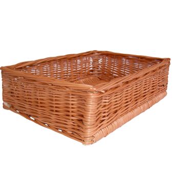 Wicker storage basket 40x45x15