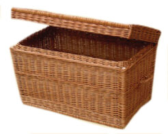 Wicker storage trunk 90