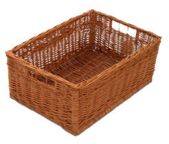 Wicker storage basket, Okienko 34x21x19