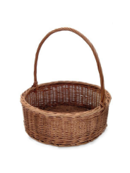 Wicker flower gift basket 35