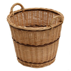 Wicker utility basket, with stripes, Kipa 47