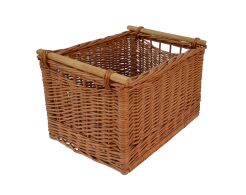 Skrzynka wiklinowa z kołkami 47x33x17