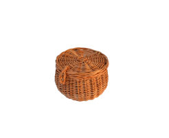 Wicker storage basket 16