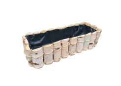 Wooden flower pot, birch 40