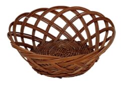 Wicker bread tray, openwork 22