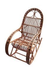 Wicker rocking chair for teen room