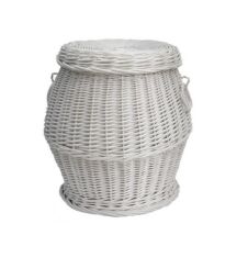 Wicker basket for toys, white 45