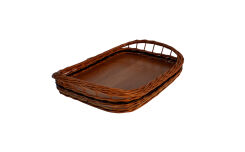 Wicker tray with handles, Okienko 47x32
