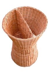 Wicker display basket with a partition 40