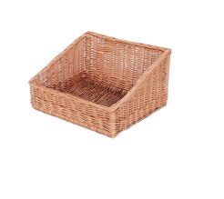 Wicker basket for storage organizing, trapezoid 50x40