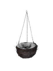 Birch hanging planter basket 32