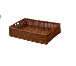 Wicker storage basket 70x40x10