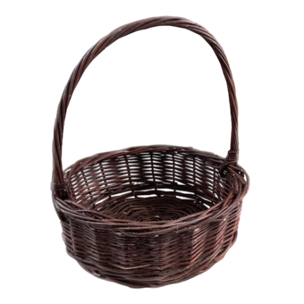 Wicker flower basket, Ogródek 26