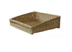 Wicker basket for storage organizing, trapezoid 60x50