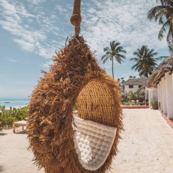 Fotel bujany wiszący Zanzibar