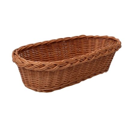 Taca wiklinowa, owalna z warkoczem, Paluszek 32x14