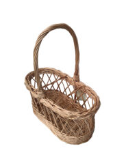 Wicker bottle carrier (for 3 bottles)