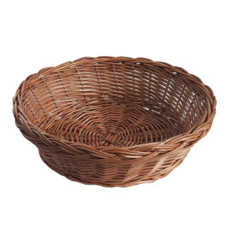Wicker tray, round 32
