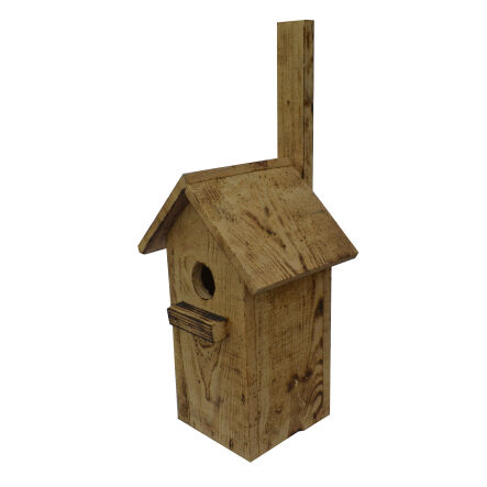 Bird nesting box, wooden