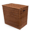 Wicker laundry hamper, 2 section 66 - 2