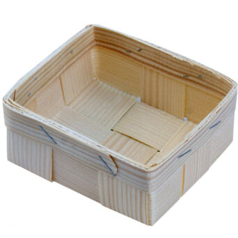 Gift basket made of bark 10