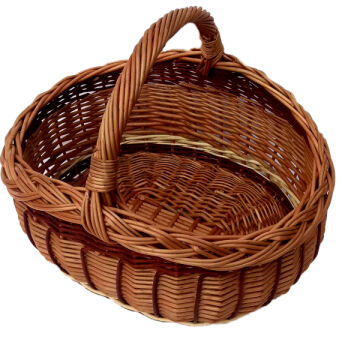 Wicker shopping basket 43