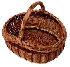 Wicker shopping basket 43