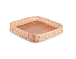 Wicker storage basket on an HDF board 40x40x7,5